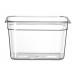 Container GN 1/2 polycarbonate, HENDI, Profi Line, GN 1/2, 4L, Transparent, 325x265x(H)65mm, 861431