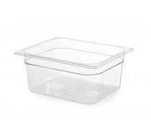 Container GN 1/2 polycarbonate, HENDI, Profi Line, GN 1/2, 9,5L, Transparent, 325x265x(H)150mm, 861417