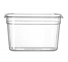 Container GN 1/3 polycarbonate, HENDI, Profi Line, GN 1/3, 7,8L, Transparent, 325x176x(H)200mm, 861509