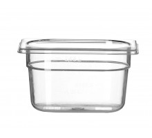 Container GN 1/9 polycarbonate, HENDI, Profi Line, GN 1/9, 1L, Transparent, 176x108x(H)100mm, 861820