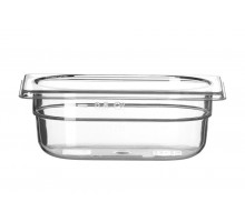 Container GN 1/9 polycarbonate, HENDI, Profi Line, GN 1/9, 0,6L, Transparent, 176x108x(H)65mm, 861837