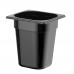 Trauks GN 1/6 „Profi Line” no melnā polikarbonāta, HENDI, Profi Line, GN 1/6, 2,4L, Melns, 176x162x(H)150mm, 862711