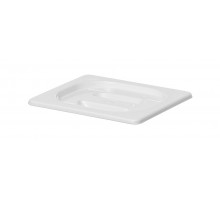 Lid for GN containers white polycarbonate, HENDI, GN 1/6, White, 176x162mm, 862995