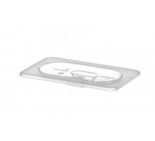 Lid for GN containers, HENDI, GN 1/9, Transparent, 176x108mm, 864166