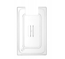 Lid for GN containers with sous vide stick recess, HENDI, GN 1/1, Transparent, 530x325mm, 864227