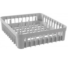 Dishwasher basket for glasses, HENDI, with 20 support pins, 400x400x(H)110mm, 871348