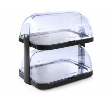 Roll-top cooling display double, HENDI, 440x320x(H)440mm, 871812