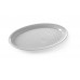 Polypropylene fast food tray, oval, HENDI, Black, 265x195x(H)15mm, 878552