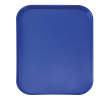 Polypropylene fast food tray, small, HENDI, Blue, 265x345x(H)20mm, 878729