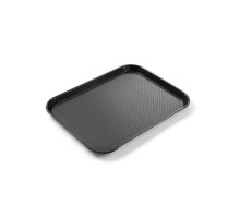 Polypropylene fast food tray, small, HENDI, Black, 265x345x(H)20mm, 878750