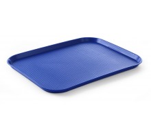 Polypropylene fast food tray, large, HENDI, Blue, 350x450x(H)20mm, 878828