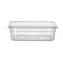 Container GN 1/2 polypropylene, HENDI, Profi Line, GN 1/2, 6,5L, Transparent, 325x265x(H)100mm, 880128