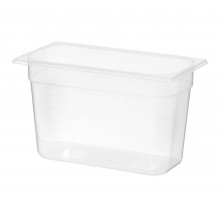 Container GN 1/3 polypropylene, HENDI, Profi Line, GN 1/3, 7,8L, Transparent, 325x176x(H)200mm, 880203