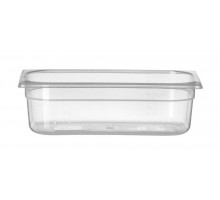 Container GN 1/3 polypropylene, HENDI, Profi Line, GN 1/3, 4L, Transparent, 325x176x(H)100mm, 880227