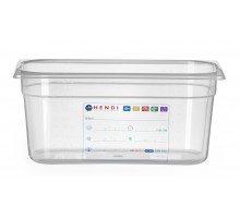 Container GN 1/3 HACCP, HENDI, GN 1/3, 5,7L, Transparent, 325x176x(H)150mm, 880265