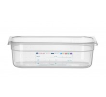 Container GN 1/3 HACCP, HENDI, GN 1/3, 4L, Transparent, 325x176x(H)100mm, 880272