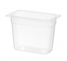 Container GN 1/4 polypropylene, HENDI, Profi Line, GN 1/4, 5,5L, Transparent, 265x162x(H)200mm, 880302