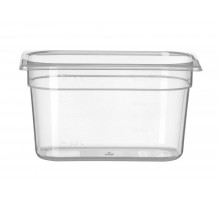 Container GN 1/4 polypropylene, HENDI, Profi Line, GN 1/4, 4L, Transparent, 265x162x(H)150mm, 880319