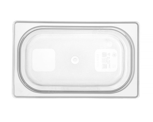 Container GN 1/4 HACCP, HENDI, GN 1/4, 4L, Transparent, 265x162x(H)150mm, 880364