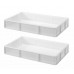 Pizza dough box GN1/1, HENDI, GN 1/1, White, 530x325x(H)90mm, 880975