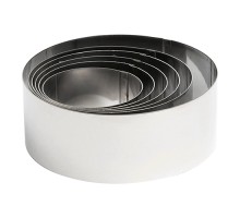 Pārtikas gredzenu komplekts apaļš