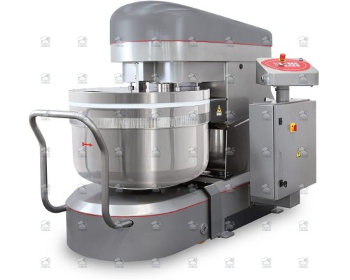 Тестомес спиральный с подкатной дежой bakery line l 200 Prismafood - тестомес для профессиональной кухни