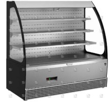 Atdzesēts konditorejas letes krpc-1305mw atvērts luxe melns