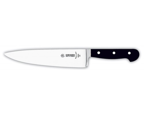 Chef's knife, wide, black, Giesser, 8280 20