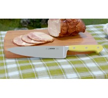 Chef's knife, wide, yellow, Giesser, 8280 15 g