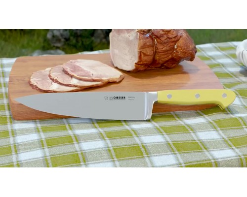 Chef's knife, wide, black, Giesser, 8280 20