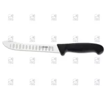 Нож для снятия кожи с рифлёной кромкой 18 cm, чёрный