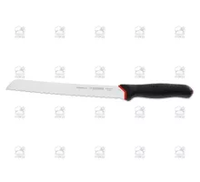 Bread knife wavy edge 24 cm, black