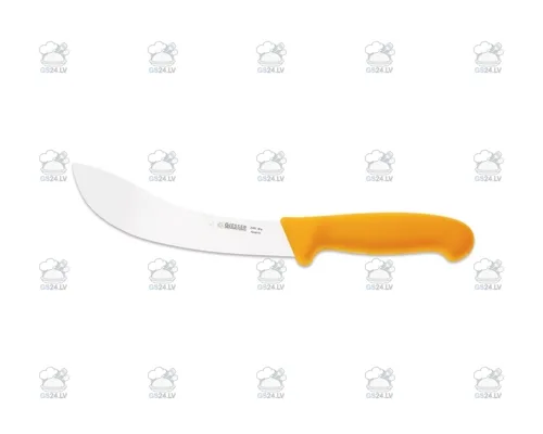 Butcher knife, yellow, Giesser, 2405 18 g