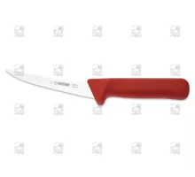 Boning knife, straight handle, medium, red, Giesser, 2509 13 r