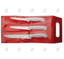 Knife set, 3 pcs., white, Giesser, 3555 w