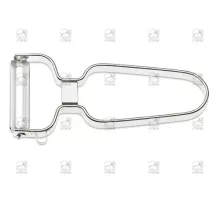 Peeler, metal, serrated edge, 5 cm, Giesser, 8249 mz 5