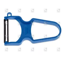 Potato peeler, blue, Giesser, 8249 rap b