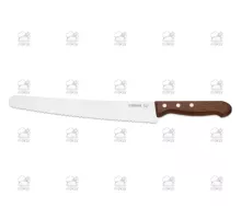 Bread knife, wavy edge, black, Giesser, 8261 w 25