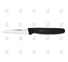 Vegetable knife wavy edge 8 cm, black