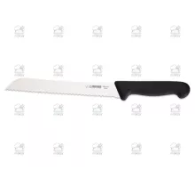 Bread knife, wavy edge, black, Giesser, 8355 w 21
