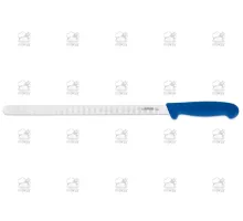 Salmon knife scalloped edge 31 cm, blue