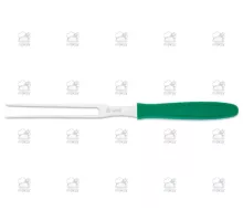 Sausage fork 13 cm, green