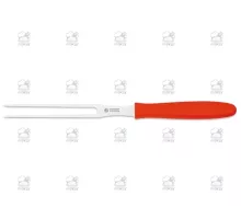 Sausage fork 13 cm, red