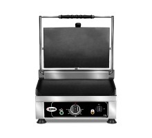 Kontaktu grils - ▲ & ▼ gluds - ar čuguna grila plāksnēm, pilināšanas paplāti un temperatūras kontroli 50° - 300° c