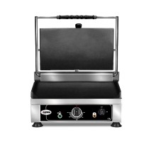 Kontakgrils - ▲ & ▼ gluds - ar čuguna grilplāksnēm, pilienu paplāti un temperatūras kontroli 50° - 300° c
