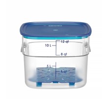 Контейнер для пищевых продуктов CamSquares Fresh Pro , Cambro, 11,4л, прозрачный, 289x289x(H)216мм