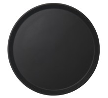 Camtread servēšanas paplāte apaļa, neslīdoša, Cambro, melna krāsa, Melns, ⌀405x(H)21mm