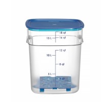 Контейнер для пищевых продуктов CamSquares Fresh Pro , Cambro, 17,2л, прозрачный, 289x289x(H)327мм