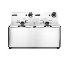 Deep fryer Kitchen Line - 2x 8L, Kitchen Line, 16L, 230V/7000W, 542x430x(H)351mm