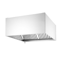 Wall-mounted extractor hood - bolted, Without lighting, 1005x1000x(H)450mm